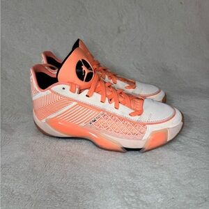 Air Jordan 38 Low Orange Pulse Crimson Tint Basketball Shoes Size 5.5